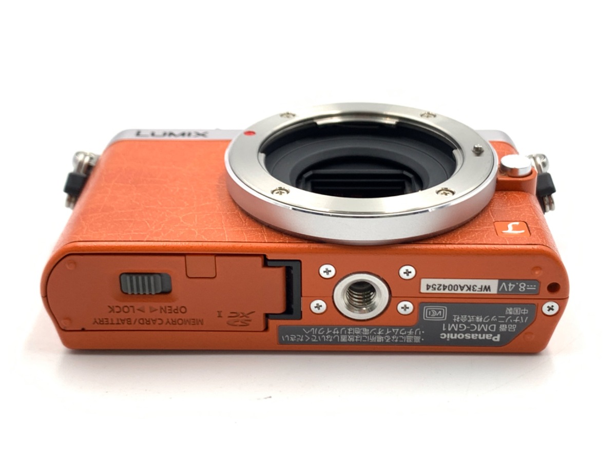 美品】パナソニックのミラーレス一眼 LUMIX GM1 オレンジ 良品