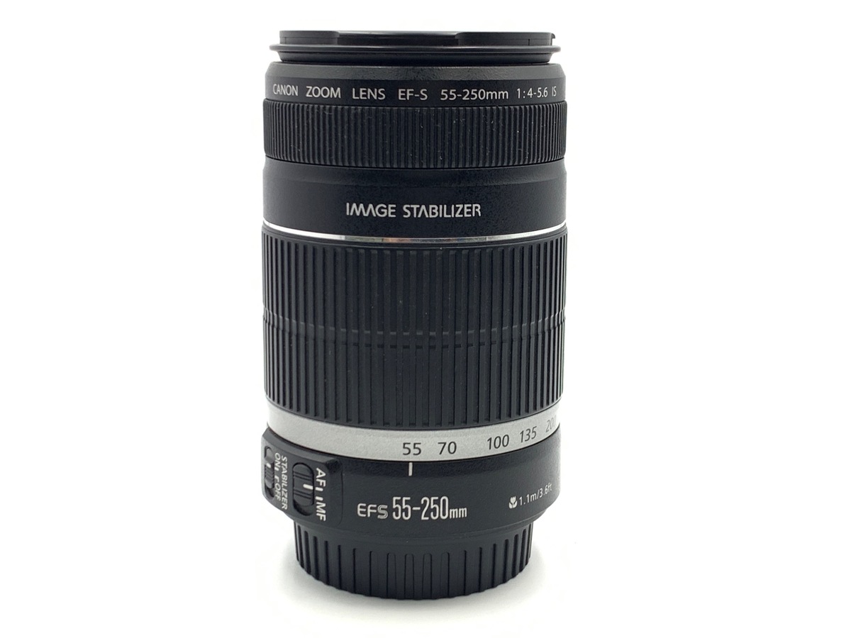 ⑨　良品キャノンEFS 55-250 mm 1:4-5.6 ISレンズ 中古：AB(良品)】キヤノン EF-S 55-250mm F4-5.6 IS | 2448910025894