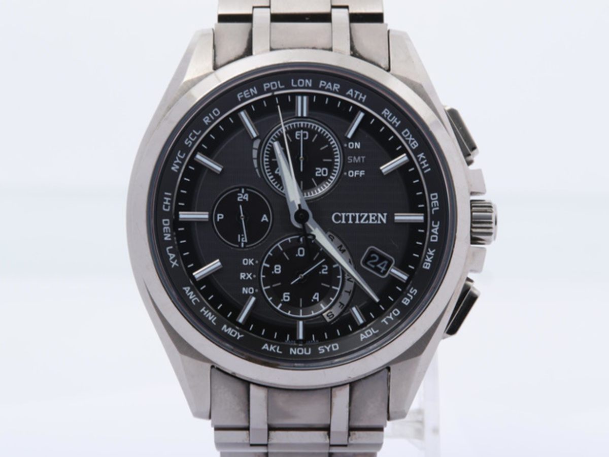 アテッサ エコ・ドライブ電波時計 ダイレクトフライト AT8040-57E ATTESA（CITIZEN） 豪華おまけ有！ シチズン アテッサ 電波