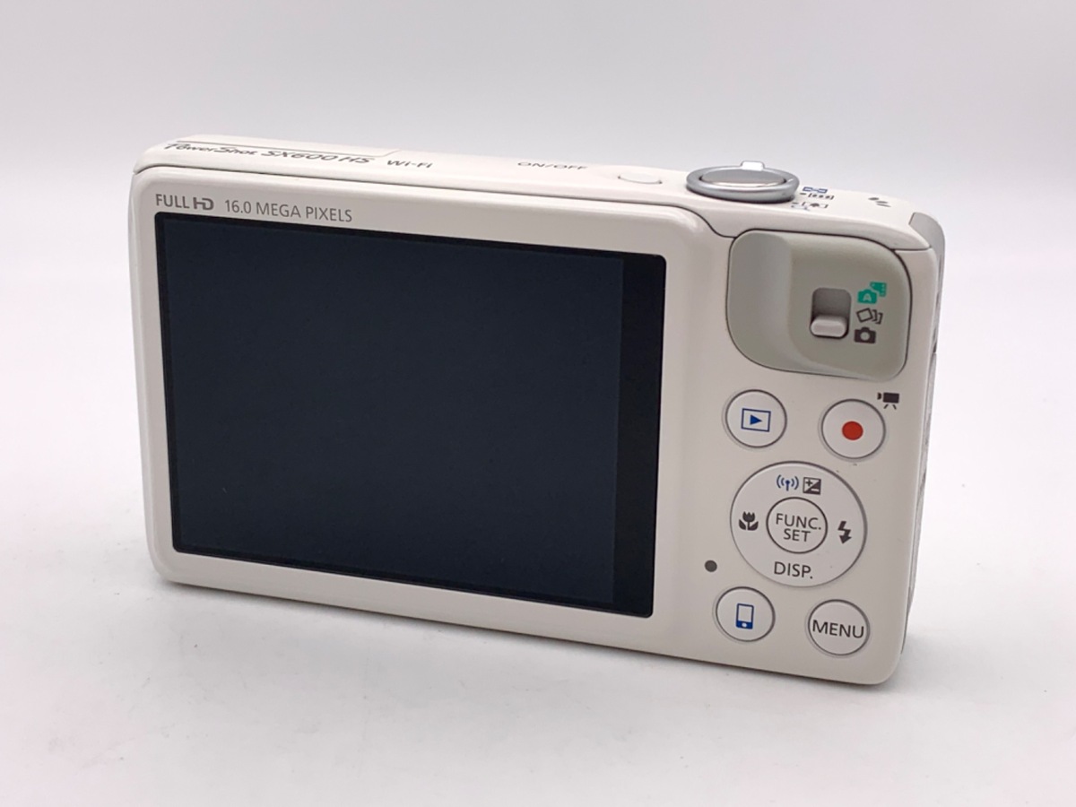 中古：B(並品)】キヤノン PowerShot SX600 HS ホワイト | 2445040051021