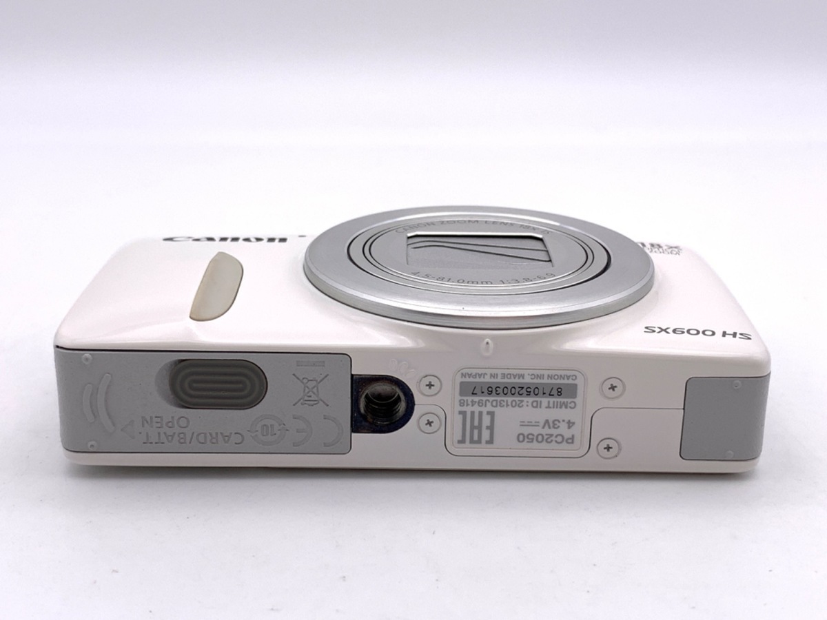 5時間限定SALE【中古】Canonデジカメ PowerShot SX600HS 中古：B(並品)】キヤノン PowerShot SX600 HS ホワイト | 2445040051021