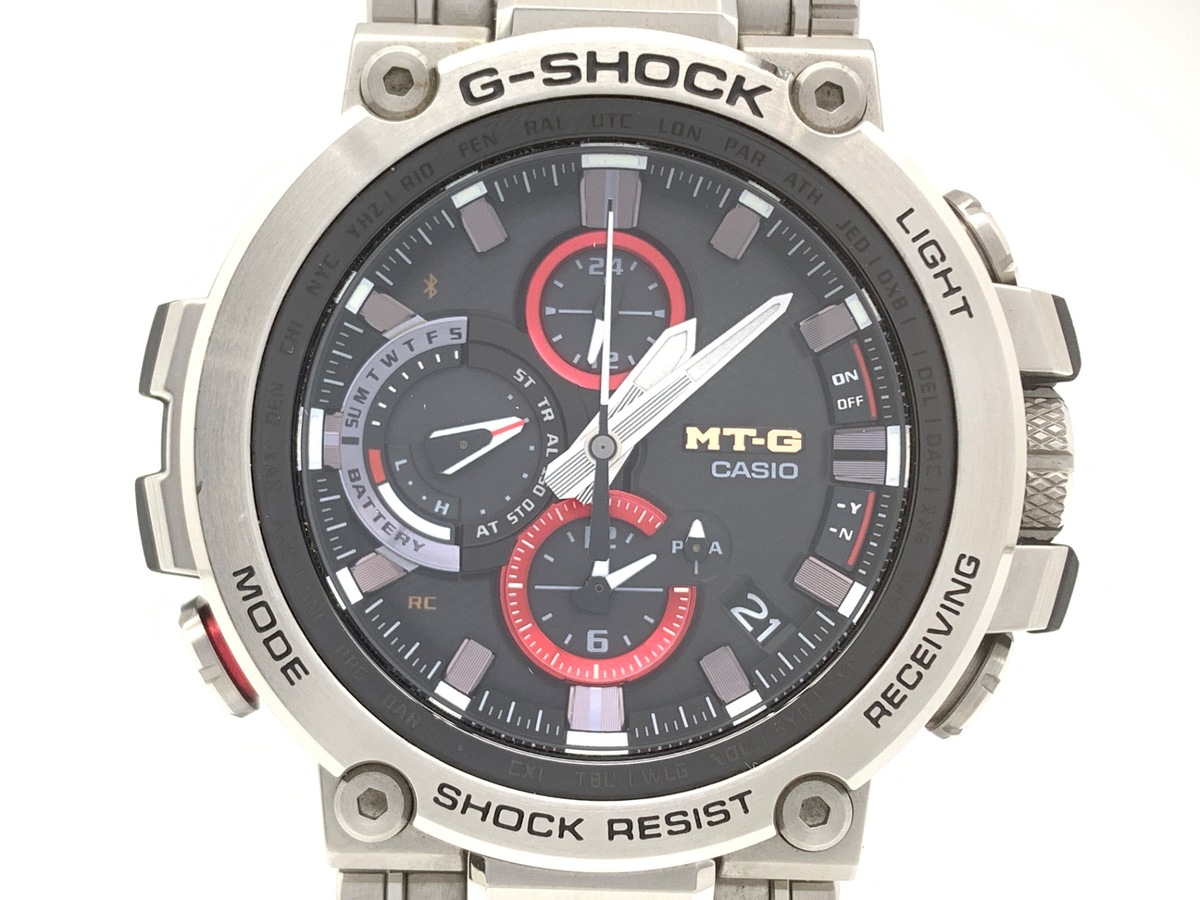 中古：B(並品)】カシオ G-SHOCK MT-G ブラック MTG-B1000D-1AJF 