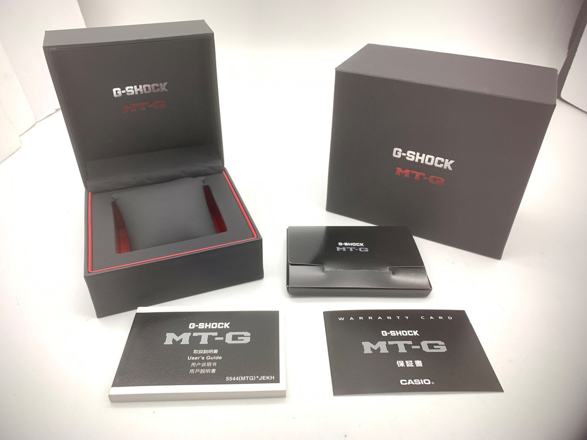 中古：B(並品)】カシオ G-SHOCK MT-G ブラック MTG-B1000D-1AJF 