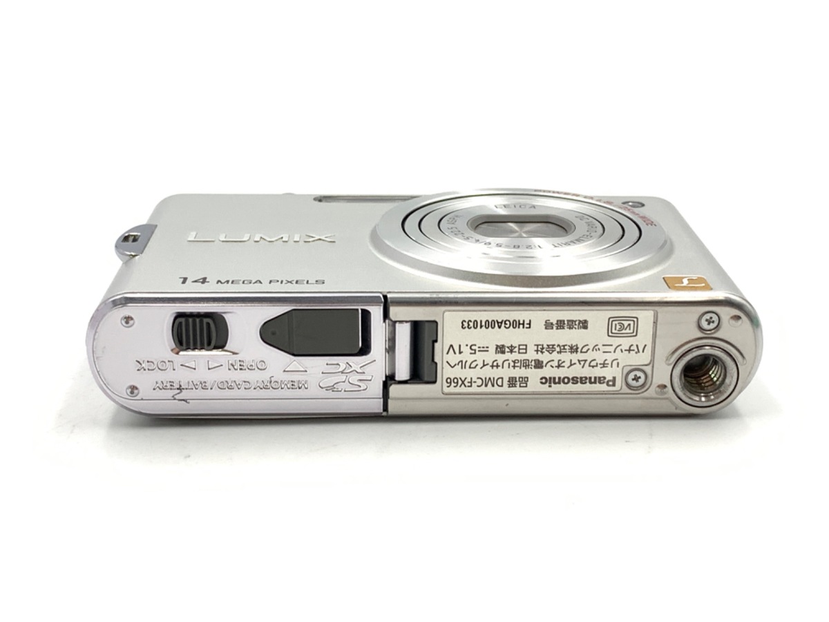 中古：B(並品)】パナソニック LUMIX DMC-FX66-S プレシャスシルバー