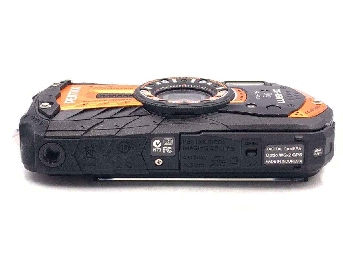 PENTA - 【中古】(ペンタックス) PENTAX OPTIO WG-2 GPS オレンジ 中古】ペンタックス Optio WG-2 GPS シャイニーオレンジ