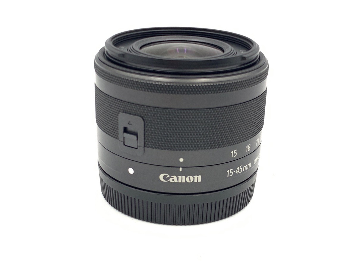 中古：B(並品)】キヤノン EF-M15-45mm F3.5-6.3 IS STM グラファイト
