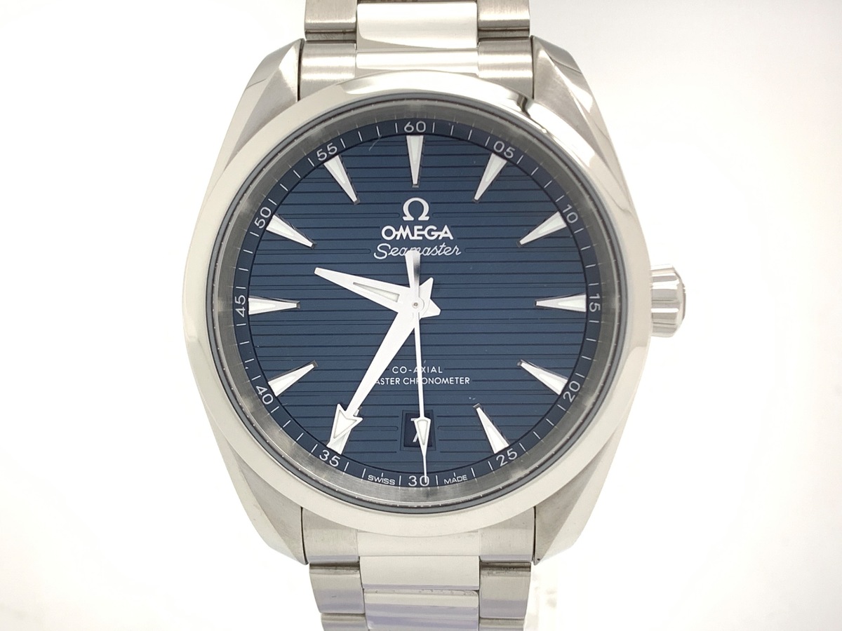 オメガ(OMEGA) シーマスター アクアテラ ブルー 220.10.38.20.03.001 ステンレススティール