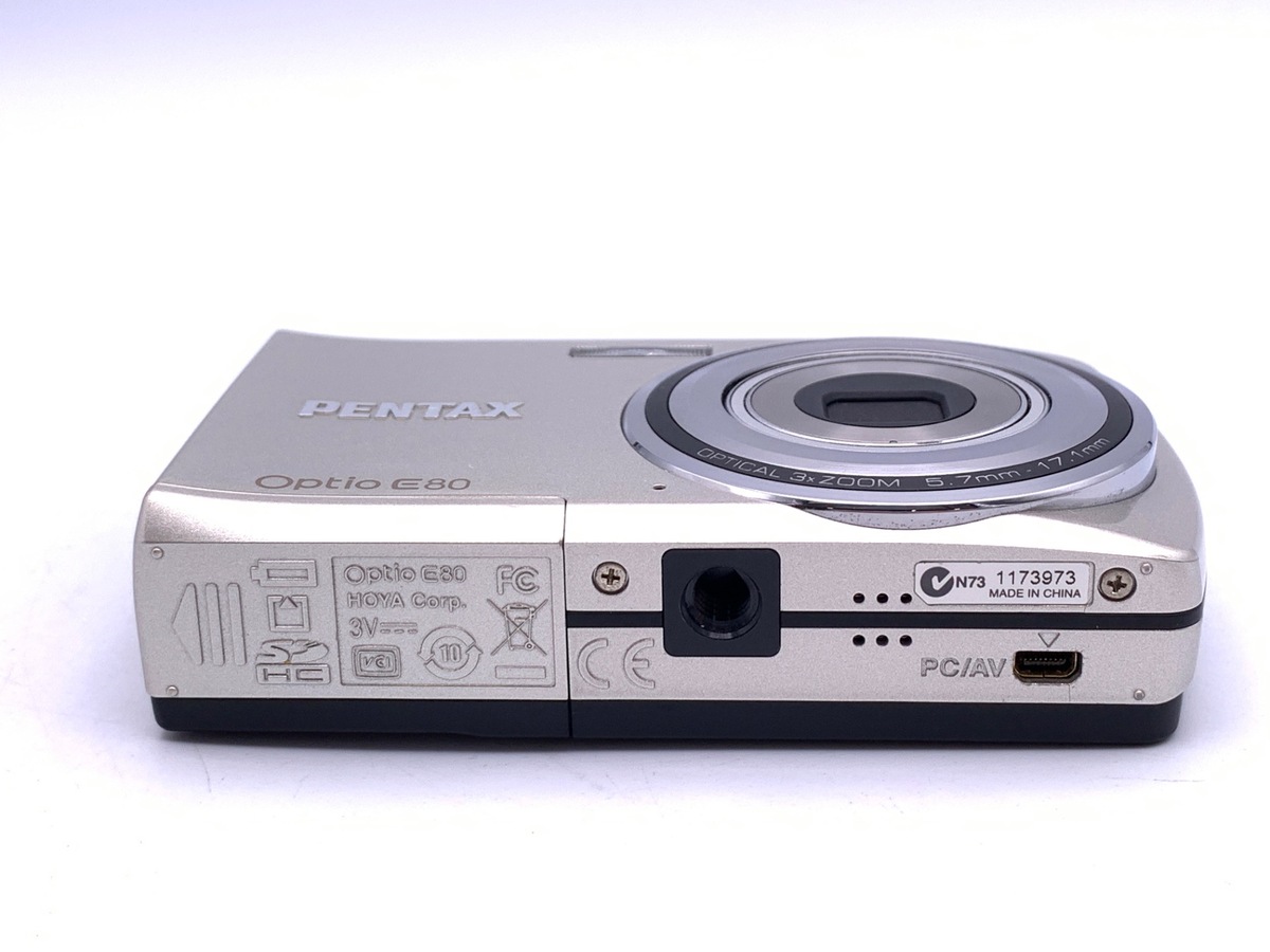 中古】ペンタックス OptioE80 シルバー｜｜カメラのキタムラネットショップ