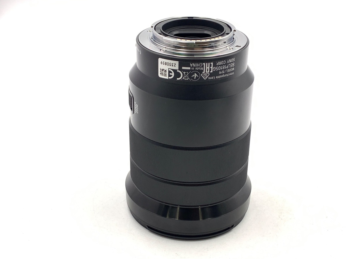 Sony E PZ 18-105mm F4 G中古 NDフィルタ付 カメラレンズ E PZ 18-105mm F4 G OSS APS-C用 ブラック SELP18105G