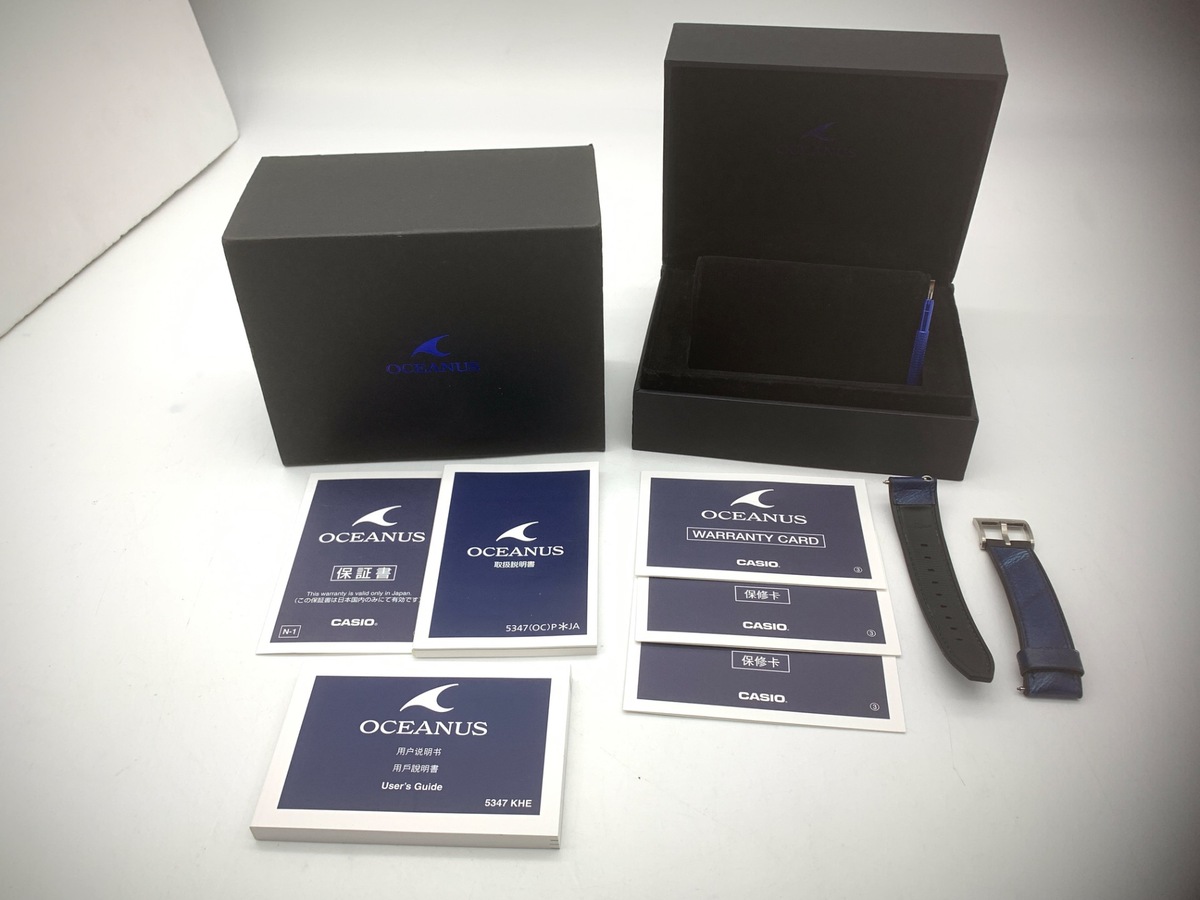 カシオ オシアナス ブルー OCW-T2600ALA-2AJR チタン Japan Indigo 1000本限定