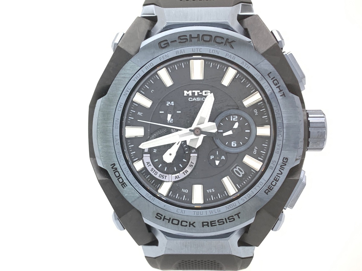 カシオ G-SHOCK MT-G ブラック MTG-B4000B-1A2JF ステンレススティール/カーボン