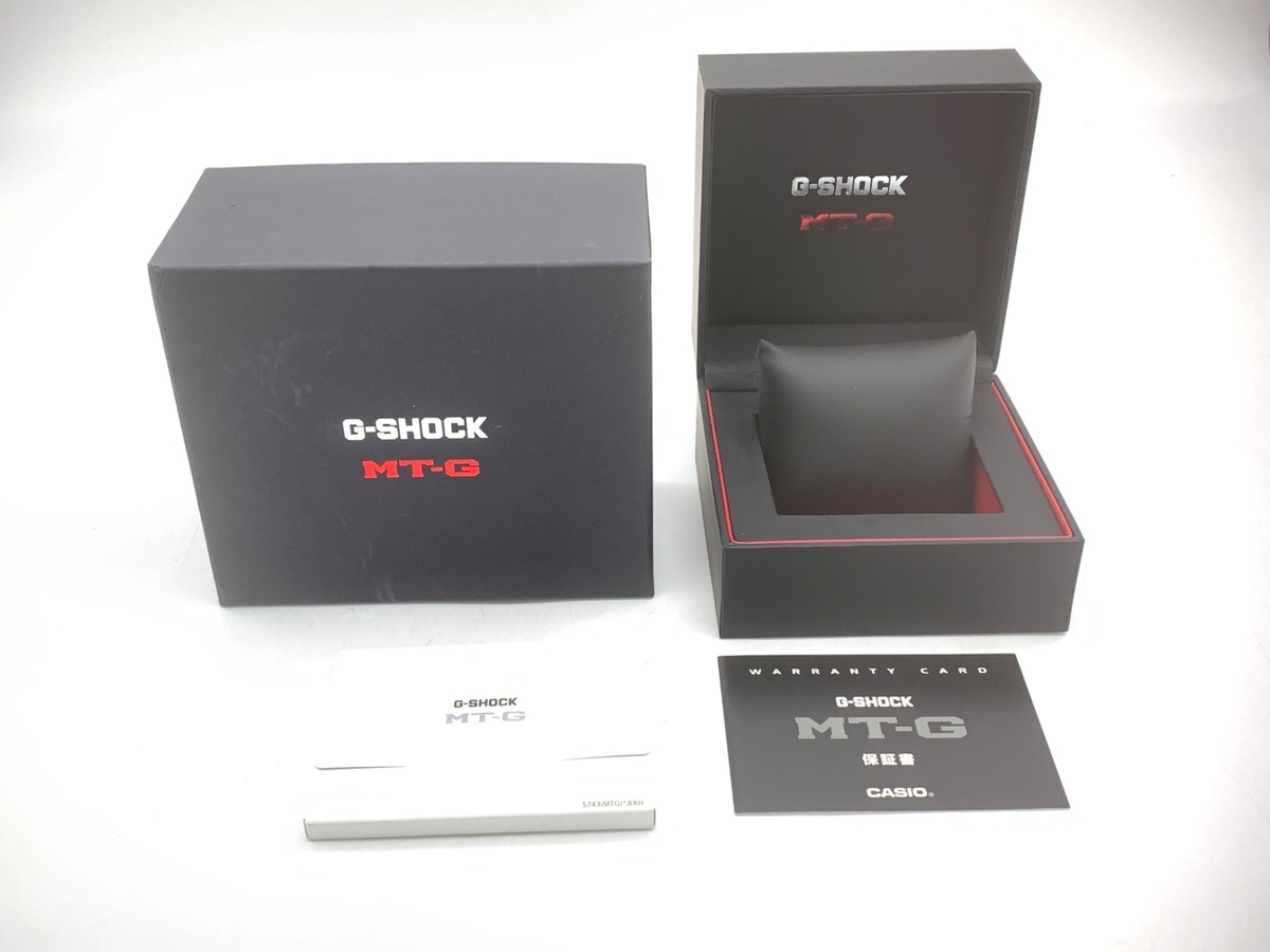 カシオ G-SHOCK MT-G ブラック MTG-B4000B-1A2JF ステンレススティール/カーボン