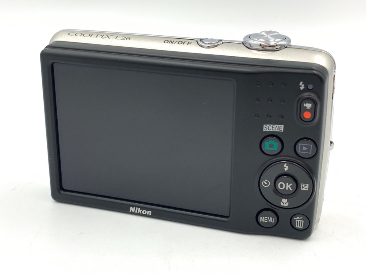 Nikon coolpix L26 （良品） 中古：AB(良品)】ニコン COOLPIX L26 シルバー | 2445100022350