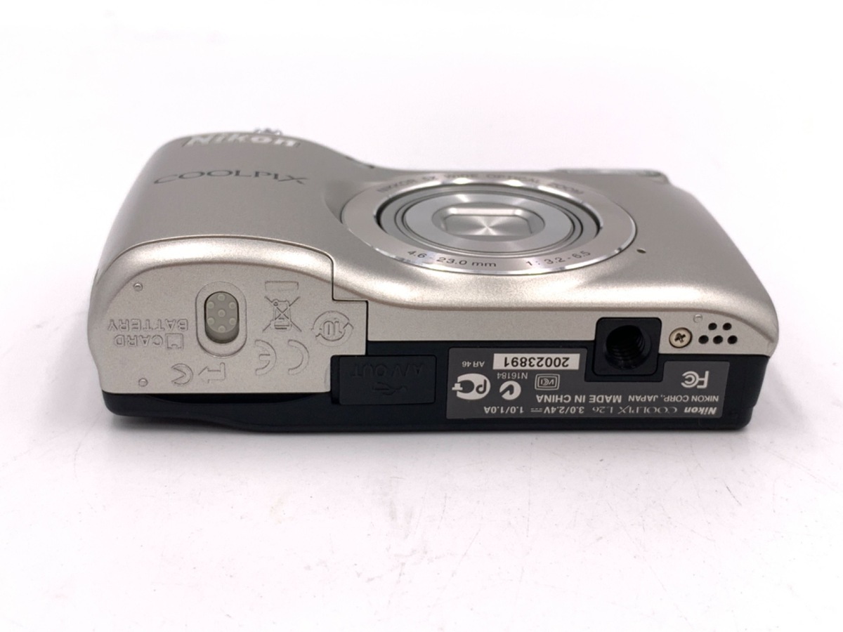 中古：AB(良品)】ニコン COOLPIX L26 シルバー | 2445100022350