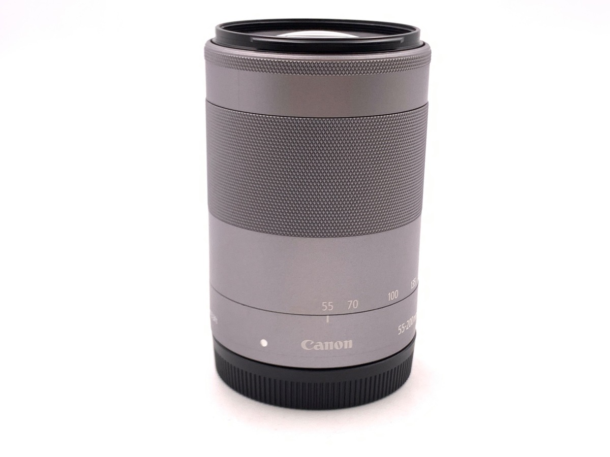 中古】キヤノン EF-M55-200mm F4.5-6.3 IS STM シルバー｜｜カメラの