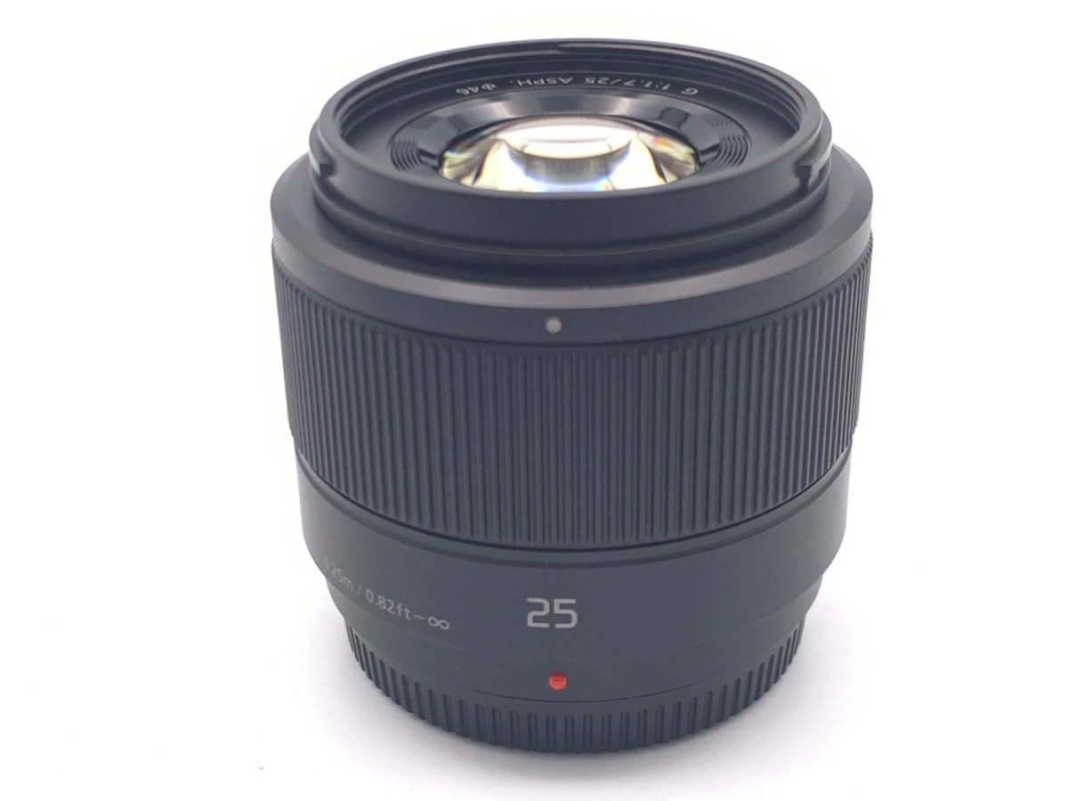 LUMIX G 25mm/F1.7 ASPH. H-H025-K [ブラック] 中古価格比較 - 価格.com