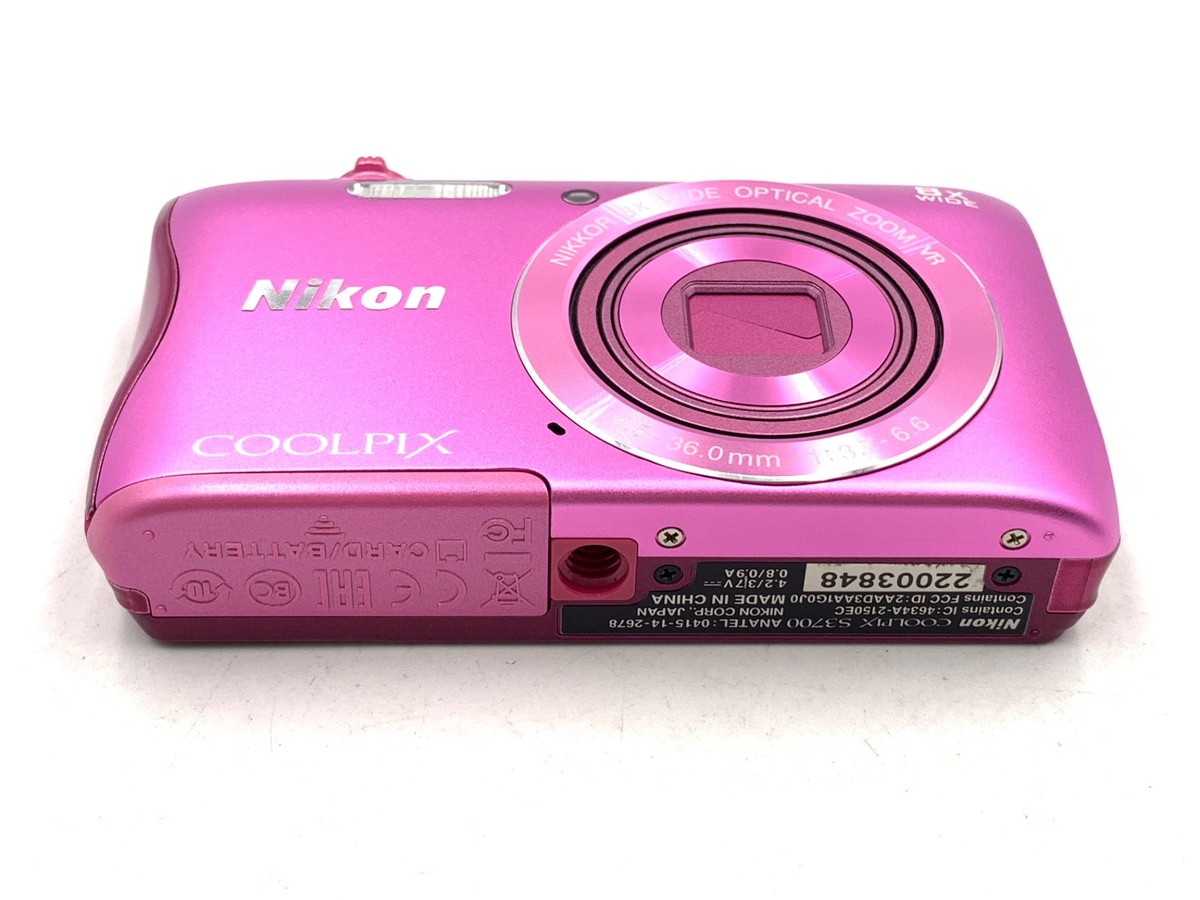 COOLPIX S3700 ピンク【2005万画素】
