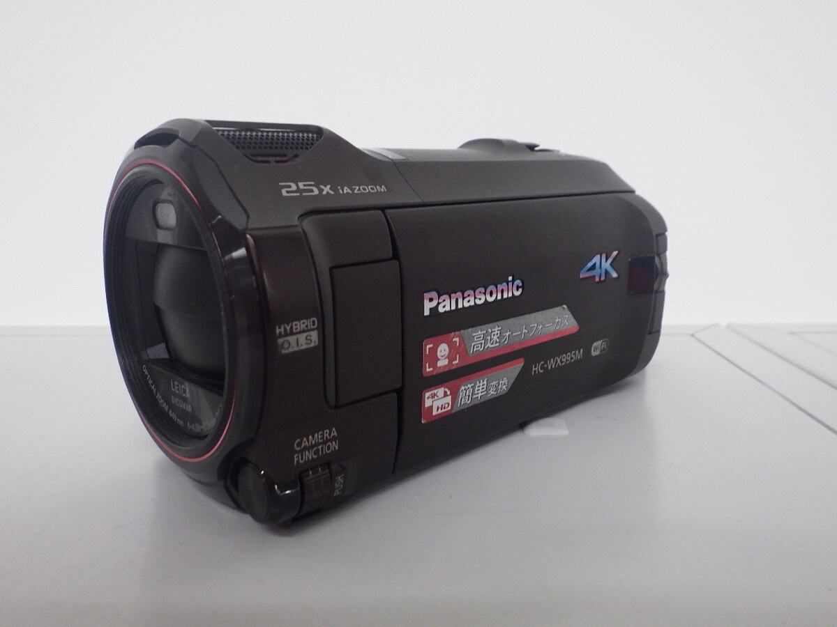 中古】パナソニック 4K ビデオカメラ WX995M 64GB ワイプ撮り