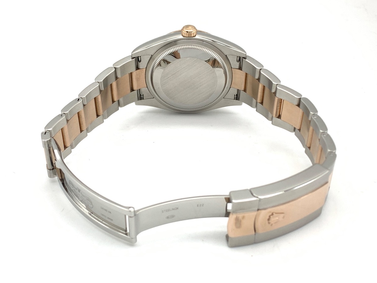 ロレックス(ROLEX) デイトジャスト 36 スレート [グレー系] 126201 ステンレススティール/ピンクゴールド オイスターブレス