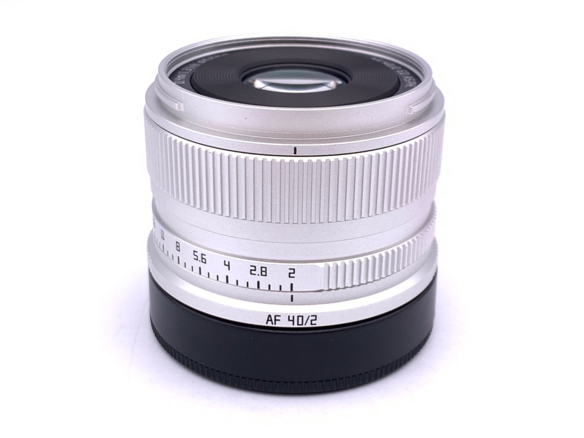 中古：AB(良品)】銘匠光学 TTArtisan AF 40mm f/2 シルバー Lマウント