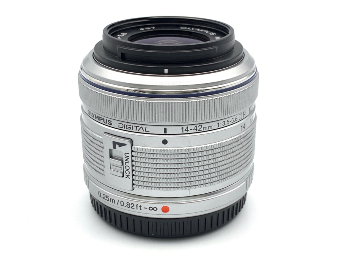 中古】オリンパス M.ZUIKO DIGITAL 14-42mm F3.5-5.6 II R シルバー