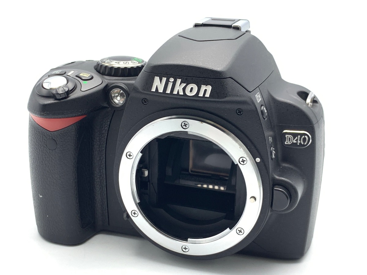 ★撮影枚数1,359枚・外観美品★ニコン D40 ボディ #23086 中古：B(並品)】ニコン D40 ブラックボディ | 2442970039341