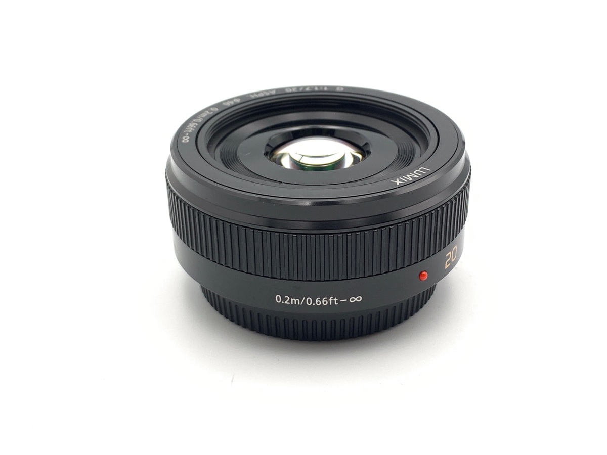 中古】パナソニック LUMIX G 20mm F1.7 II ASPH. [H-H020A] ブラック