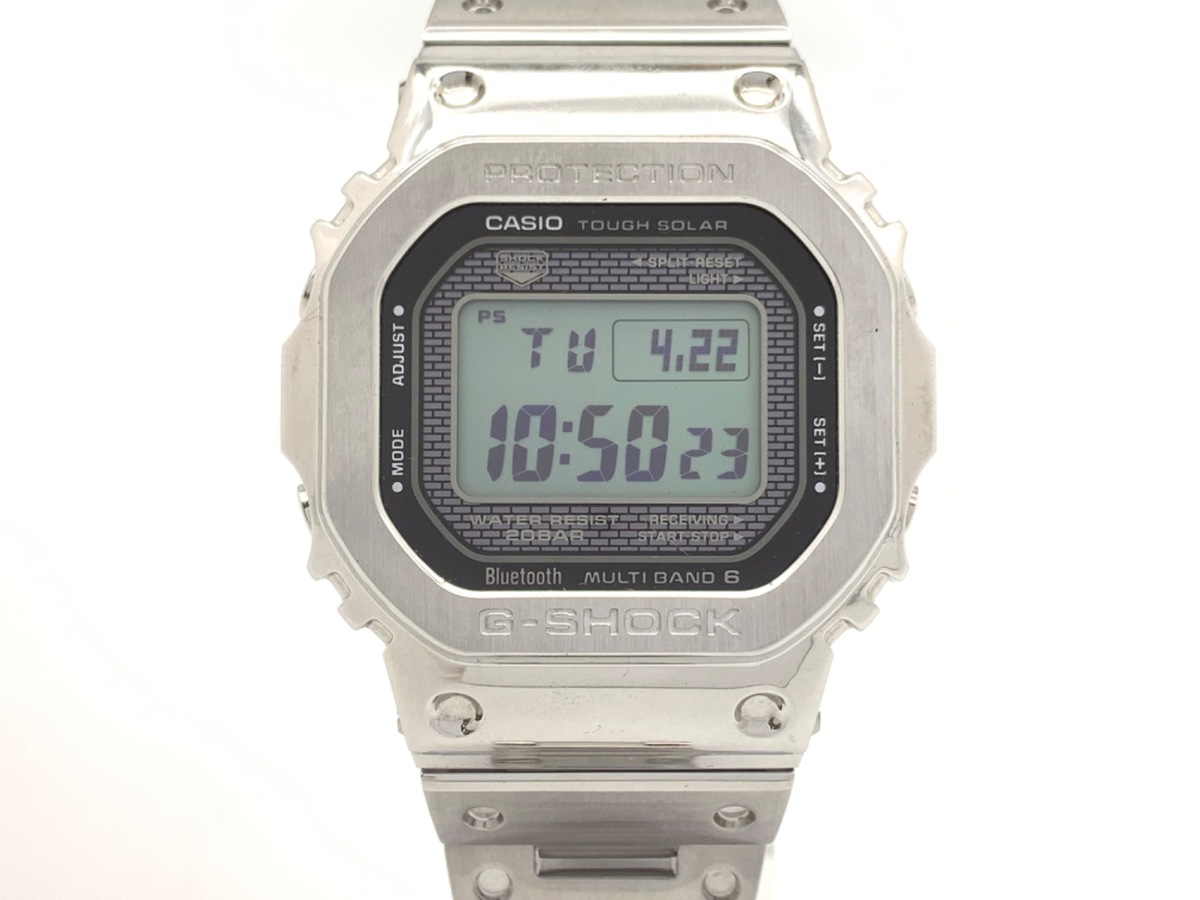 中古：AB(良品)】カシオ G-SHOCK GMW-B5000D-1JF ブラック ステンレス 