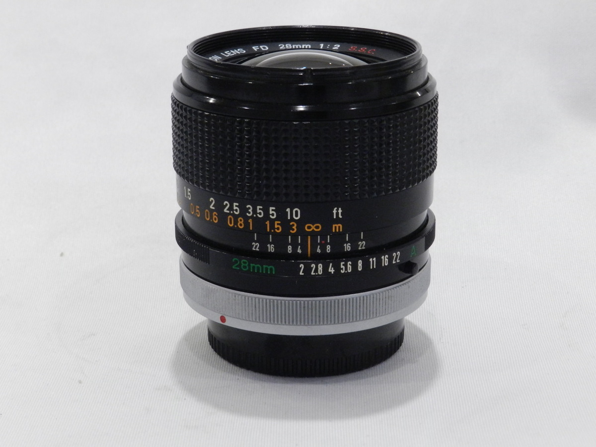 ★稀少★Canon キヤノン FD 28mm F2 S.S.C. Amazon | Canon キヤノン New FD 28mm F2.8 | ミラーレス一眼 通販