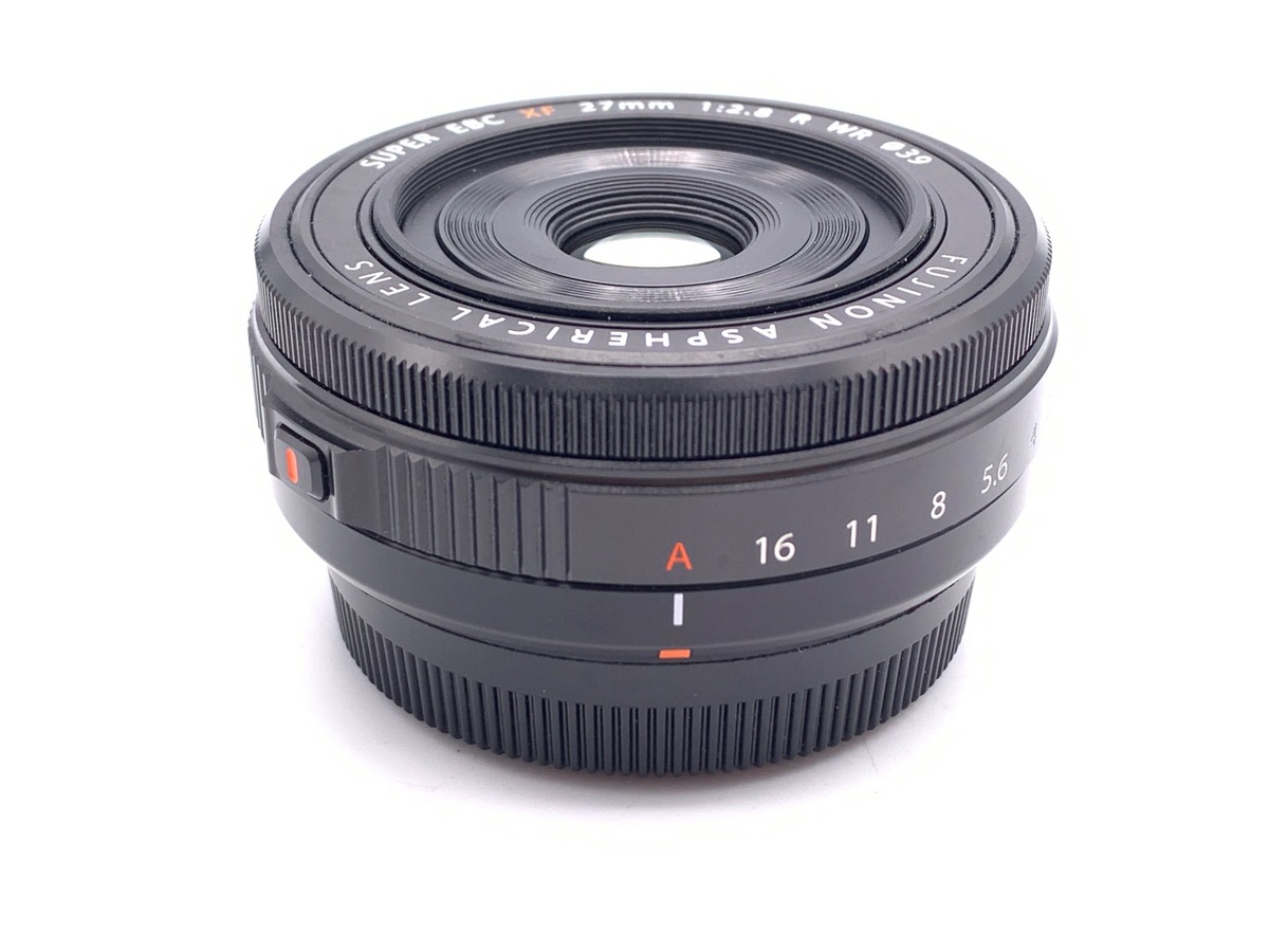 中古 美品 レンツ α-8φ 銘匠光学 AF27mm f/2.8 X(S) シルバー 単焦点レンズ (富士フイルムX