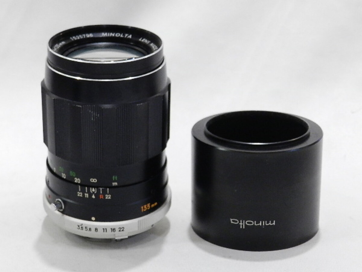 【中古】(ミノルタ) MINOLTA NEW MD 135/3.5 中古)MINOLTA (ミノルタ) New MD 135mm F3.5 ※MD 表記 黄色数字（商品