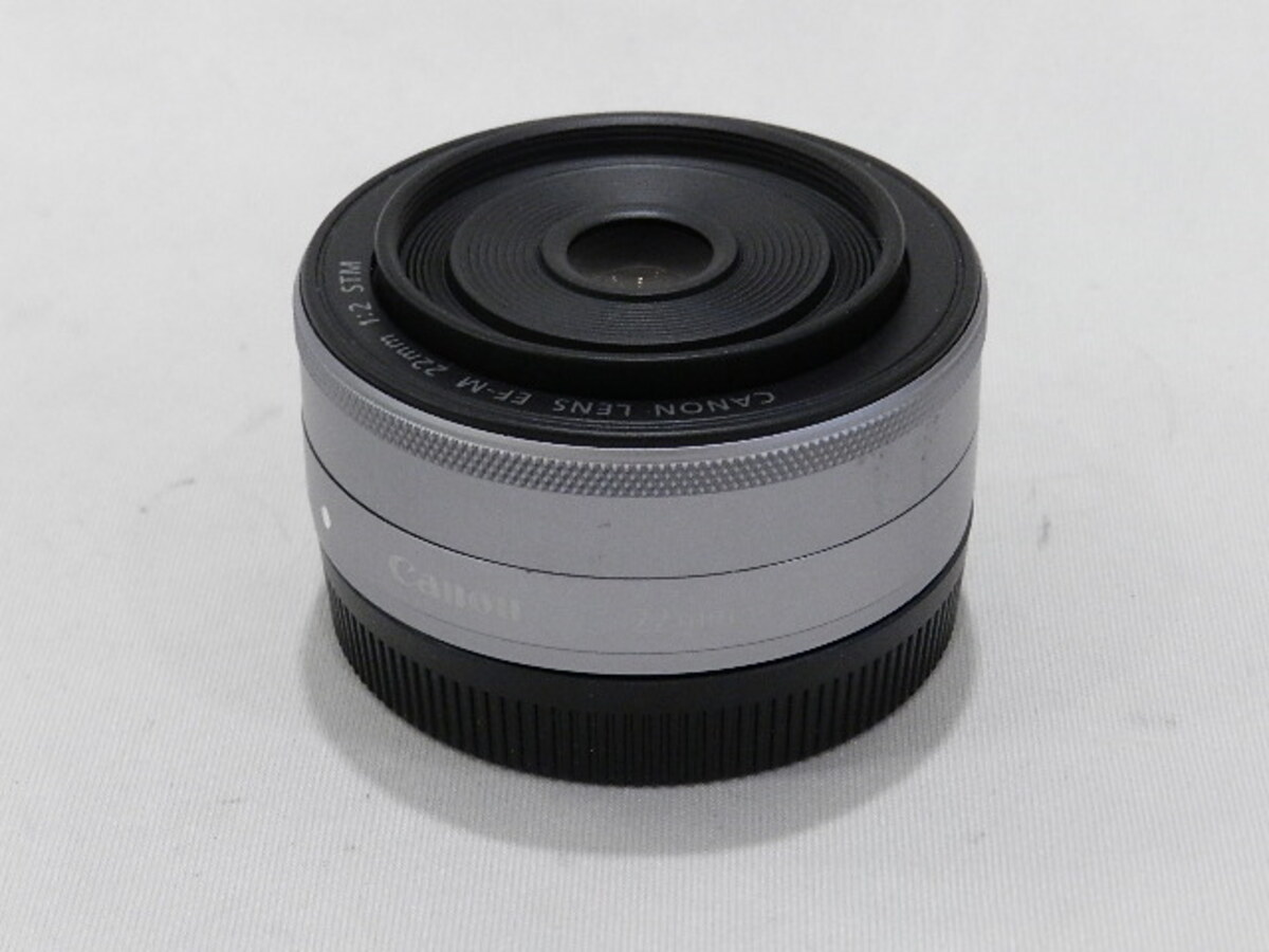 中古：AB(良品)】キヤノン EF-M22mm F2 STM シルバー | 2445190086713