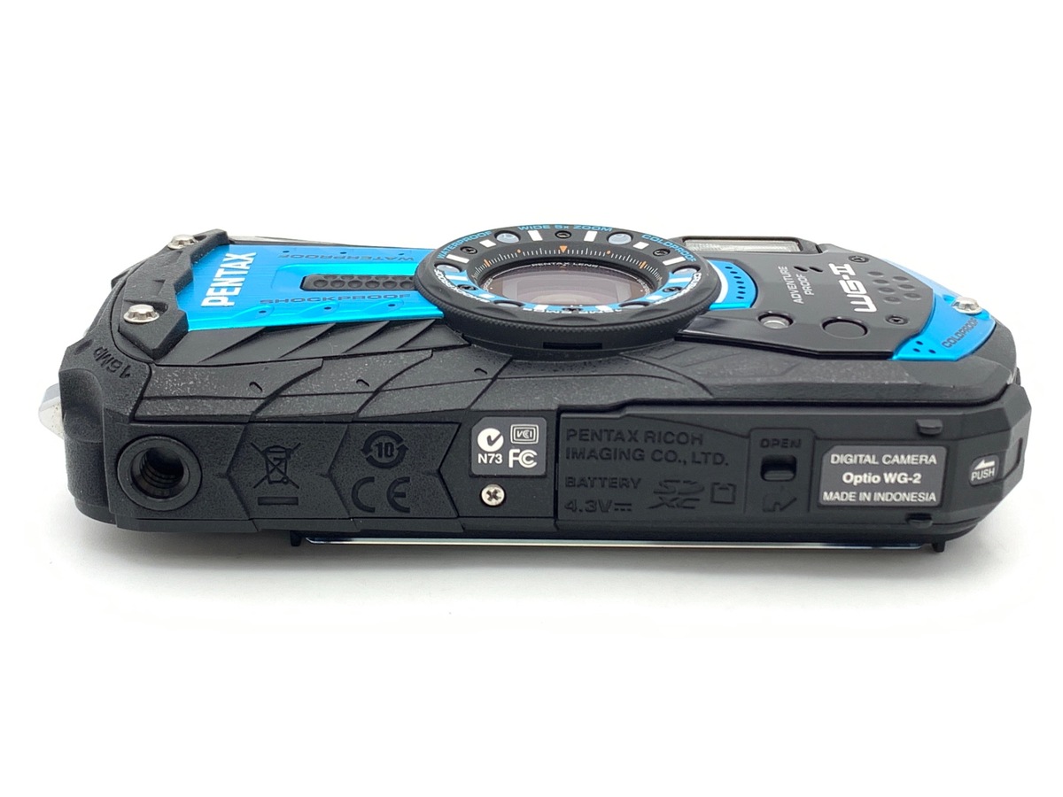中古：B(並品)】ペンタックス Optio WG-2 シャイニーブルー