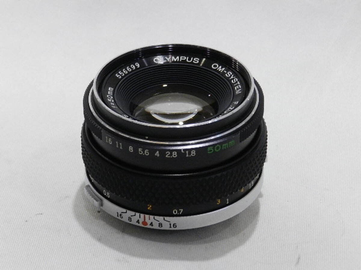 中古：C(やや難あり)】オリンパス F.ズイコー オート-S 50mm F1.8 