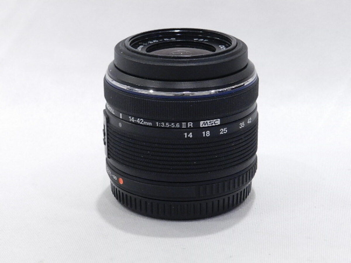 中古】オリンパス M.ZUIKO DIGITAL 14-42mm F3.5-5.6 II R ブラック