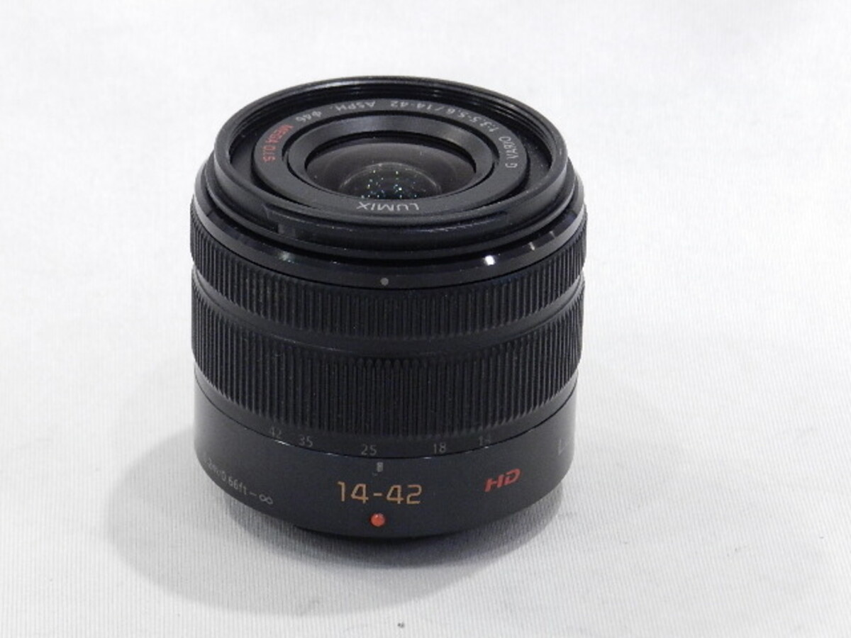 中古】パナソニック LUMIX G VARIO 14-42mm F3.5-5.6 II ASPH. MEGA