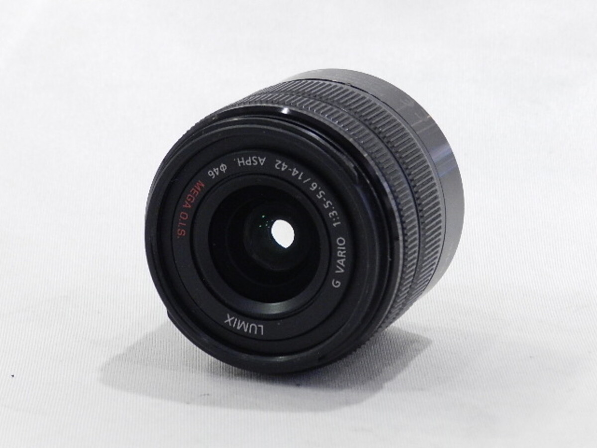 中古】パナソニック LUMIX G VARIO 14-42mm F3.5-5.6 II ASPH. MEGA
