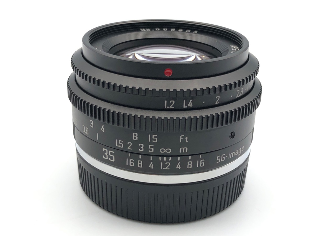 中古：A(美品)】SG-image 35mm F1.2 フジフイルムX用 APS-C