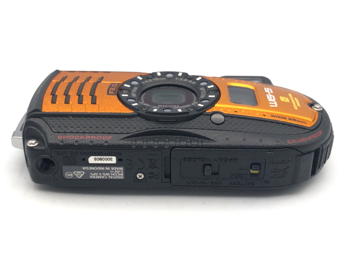 中古：B(並品)】リコー WG-5 GPS オレンジ | 2445220051483