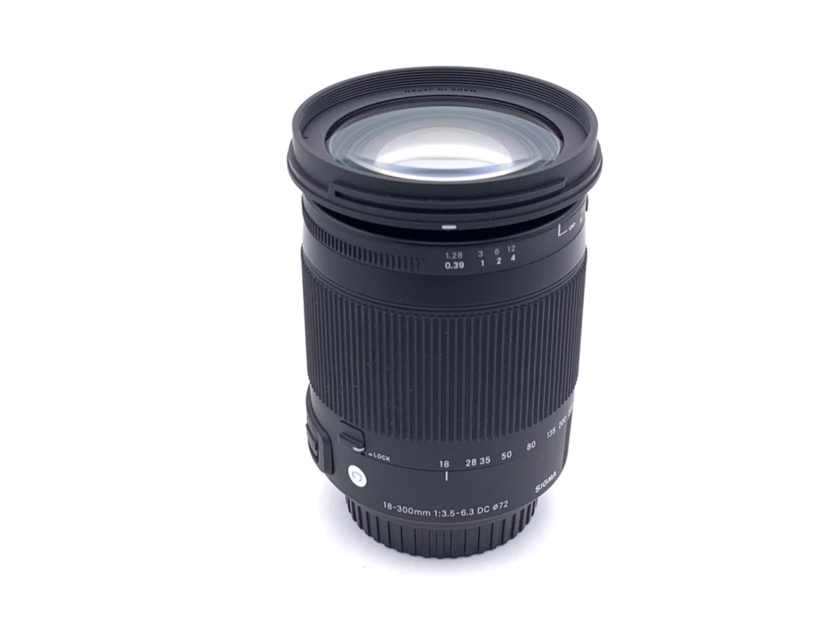 【中古】シグマ 18-300mm 1:3.5-6.3 DC キヤノンマウント DC（シグマ） シグマ SIGMA 18-300mm F3.5-6.3 DC MACRO OS HS