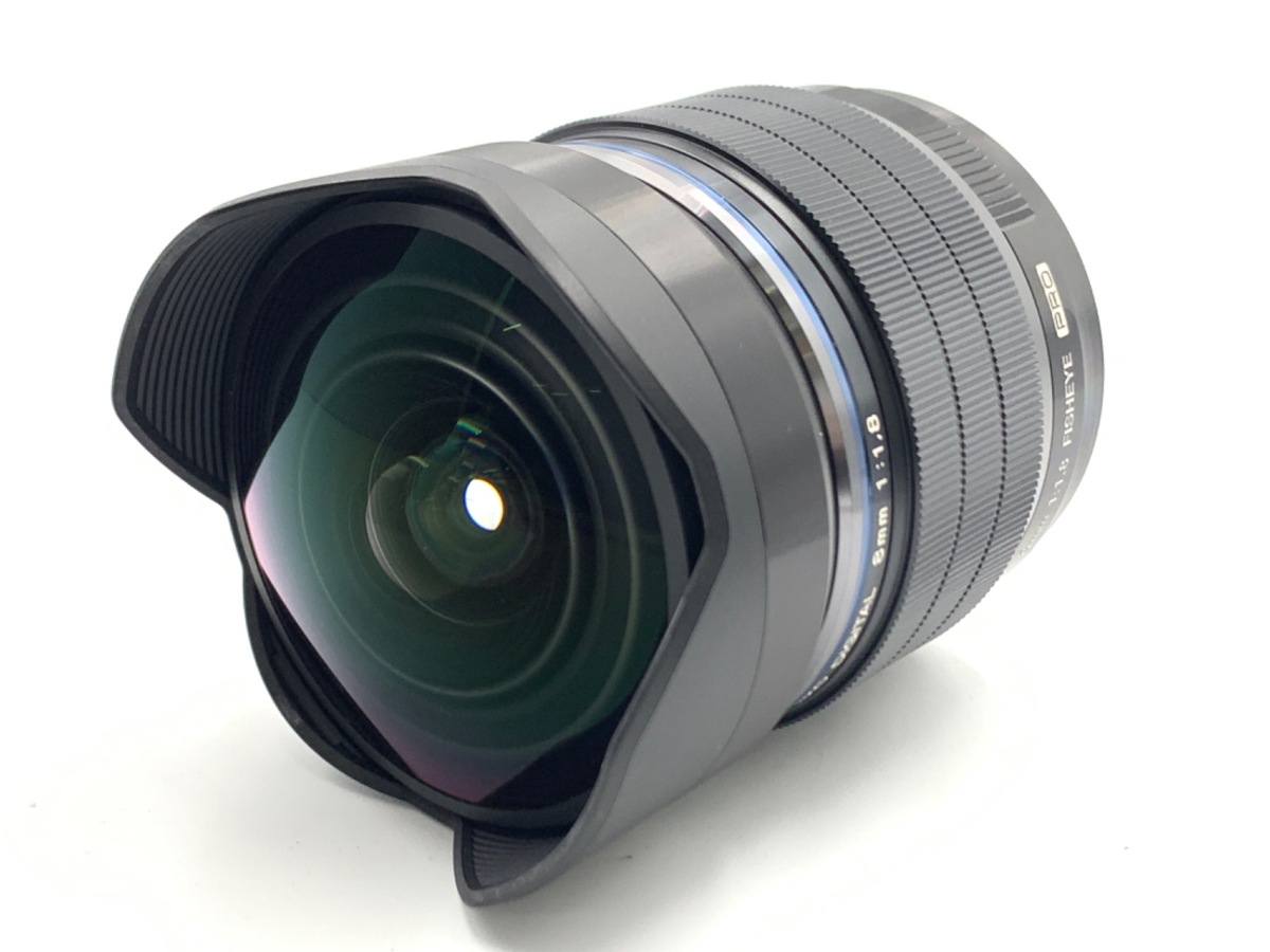 中古】オリンパス M.ZUIKO DIGITAL ED 8mm F1.8 Fisheye PRO ブラック 