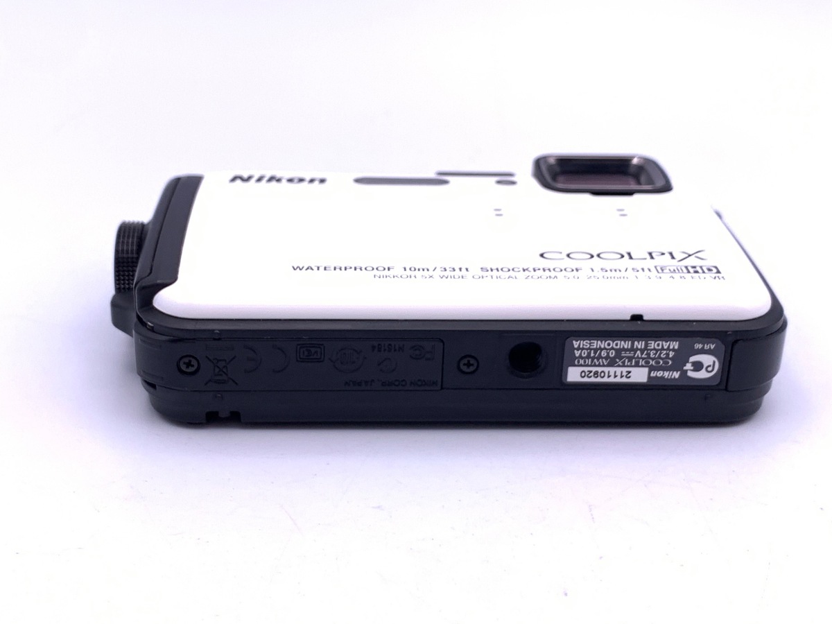 中古：AB(良品)】ニコン COOLPIX AW100 ナチュラルホワイト