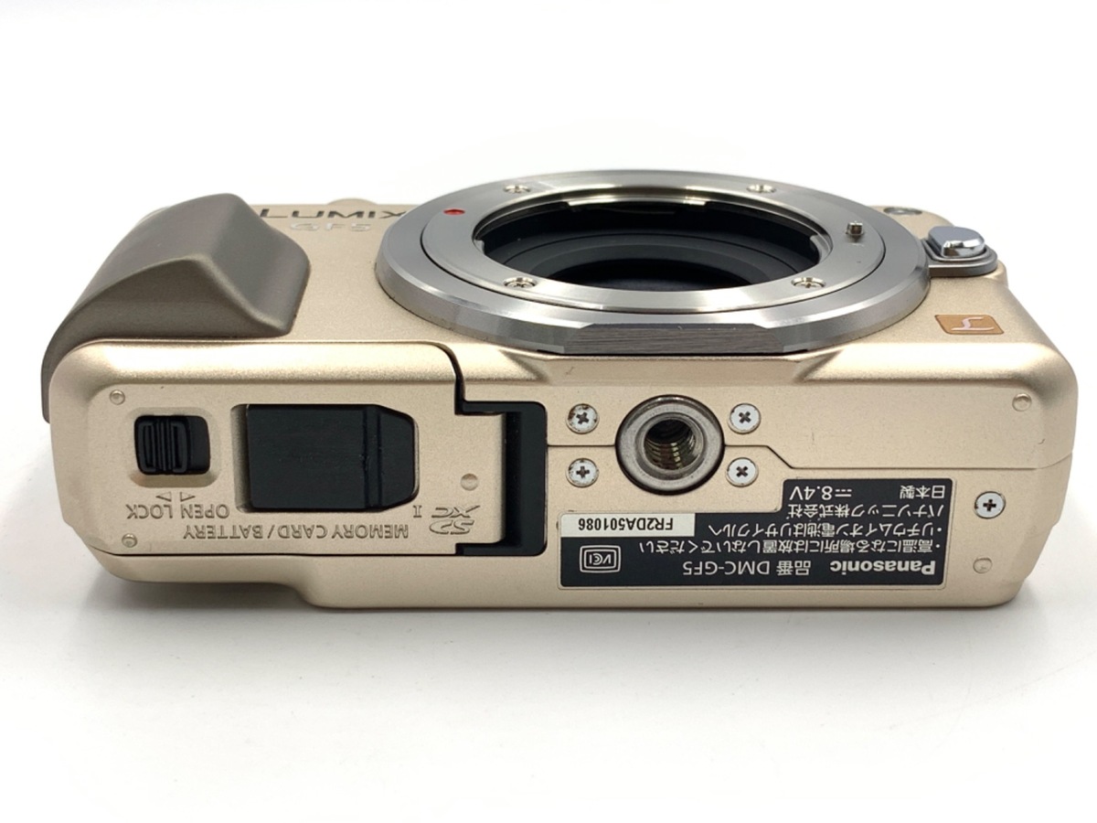 中古】パナソニック LUMIX DMC-GF5-N ボディ シャンパンゴールド