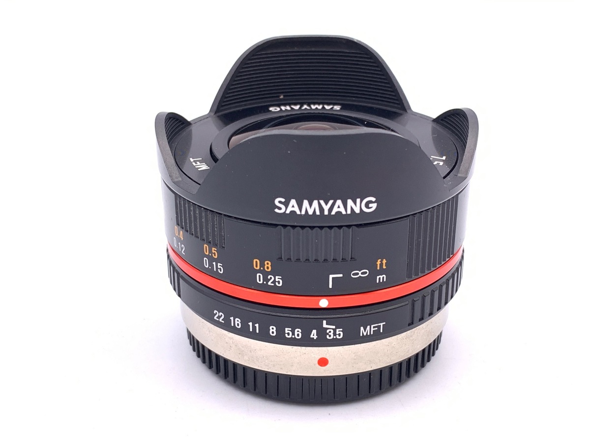 中古】サムヤン 7.5mm F3.5 FISH-EYE マイクロフォーサーズ ブラック