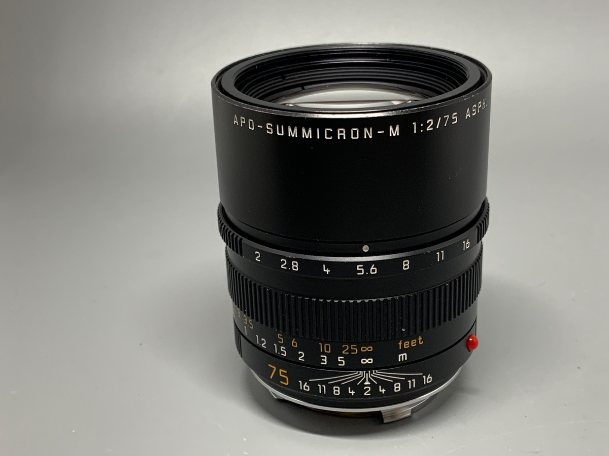中古：AB(良品)】ライカ アポ ズミクロン M 2/75mm ASPH.B(6bit