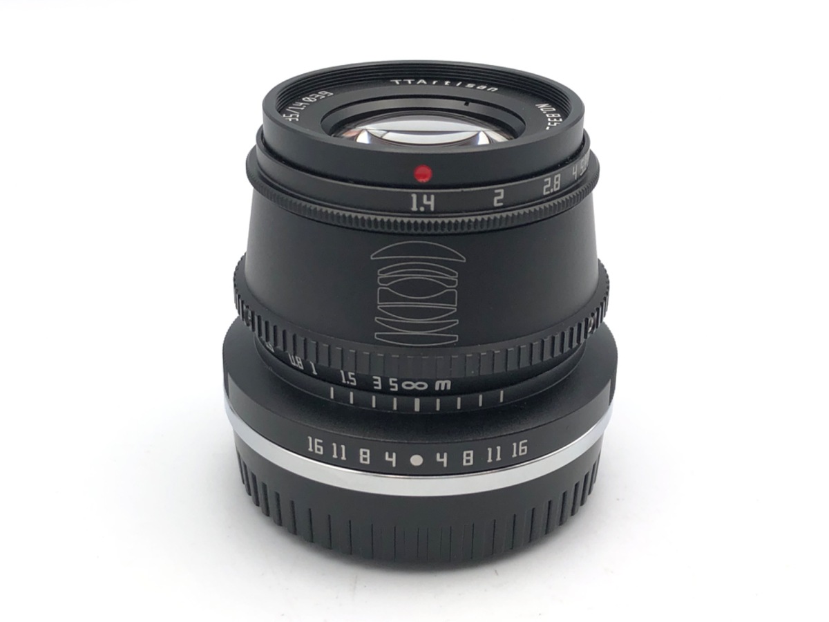 中古】銘匠光学 TTArtisan 35mm f/1.4 C フジフイルムX用 ブラック