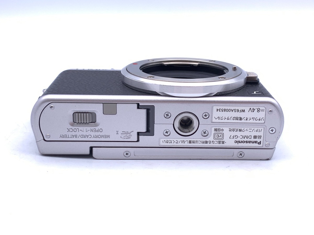 中古：AB(良品)】パナソニック DMC-GF7 ボディ シルバー | 2445240049385