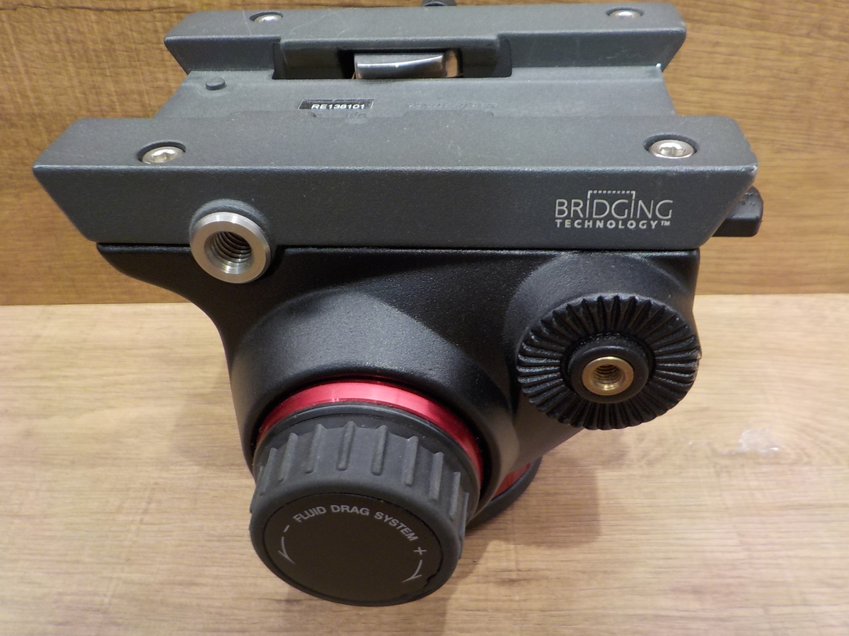 中古】マンフロット MVH502AH プロフルードビデオ雲台 フラットベース