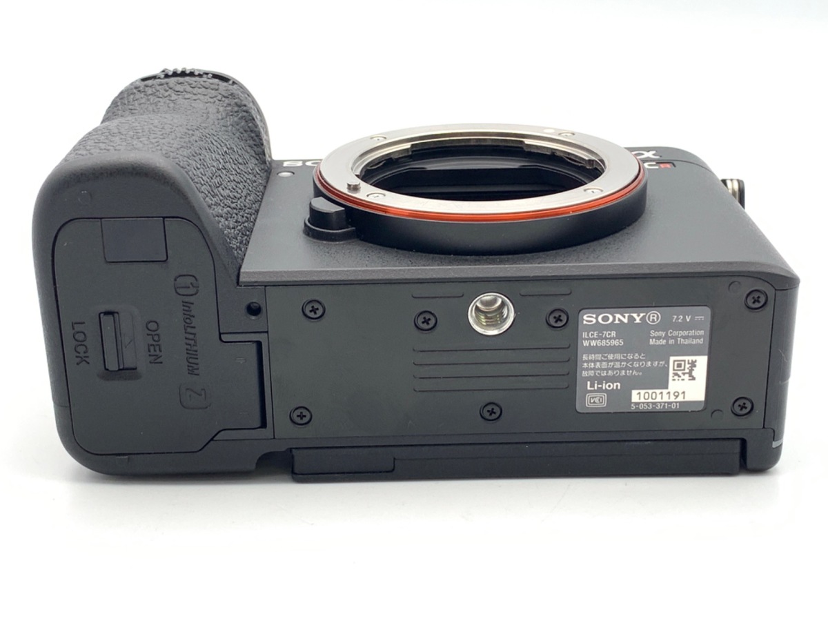 【超美品】SONY α7CR ILCE-7CR ブラック おまけ付き ソニー「α7CR」実力チェック！ 最先端AF搭載の小型・軽量な6100