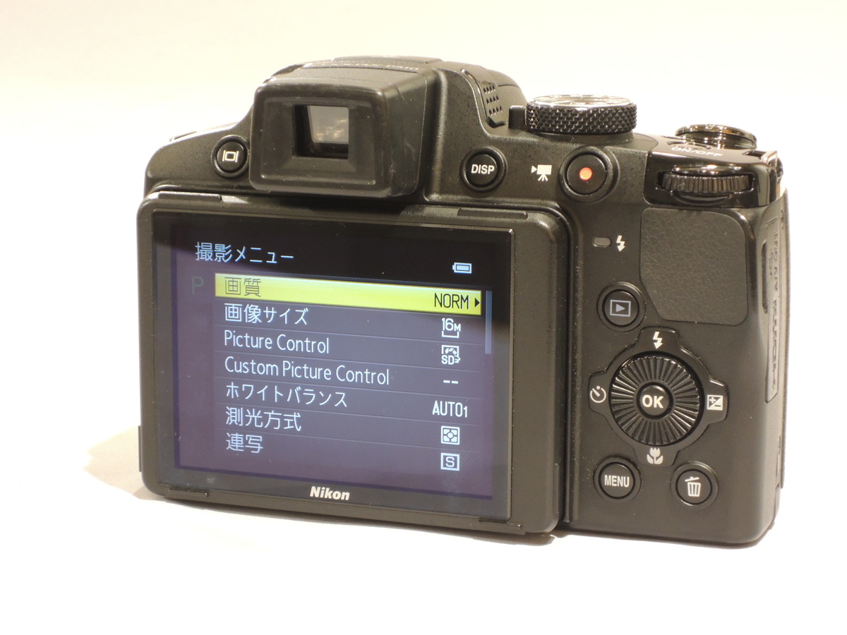中古：C(やや難あり)】ニコン COOLPIX P510 ブラック